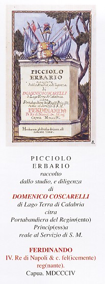 La copertina dell'Erbario